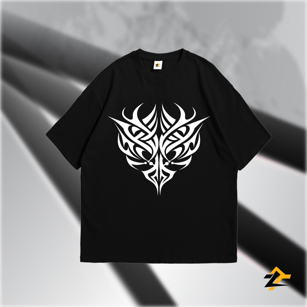 Premium Drop Shoulder T-Shirt (4WhiteDragon)