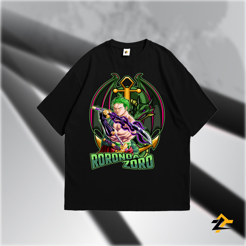 Premium Drop Shoulder T-Shirt (Zoro)